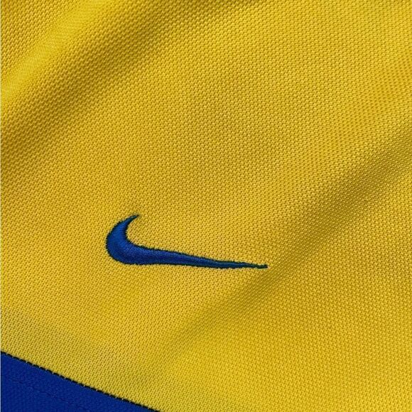 VINTAGE NIKE  Boca Jr 2000 2001 Soccer Futbol Jersey Men XL Yellow Short Sleeve - Picture 7 of 13